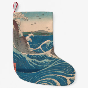 Japanese Waves Naruto Whirlpool Artwork Small Christmas Stocking