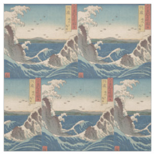 Japanese Waves Naruto Whirlpool Ocean Artwork Fabric