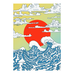 Japanese Waves Photo Print