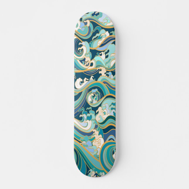 Japanese waves skateboard (Front)