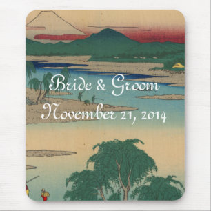 Japanese Wedding Invitations The Tama River Mouse Mat