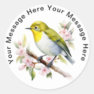 Japanese White Eye stickers