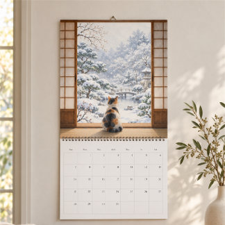 Japanese Window Seasons Calendar