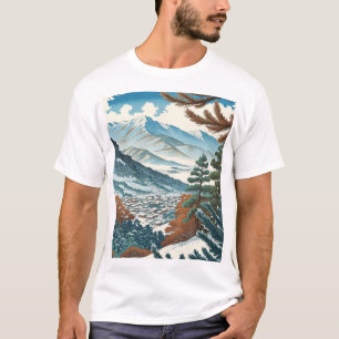 Japanese Winter Landscape T-Shirt