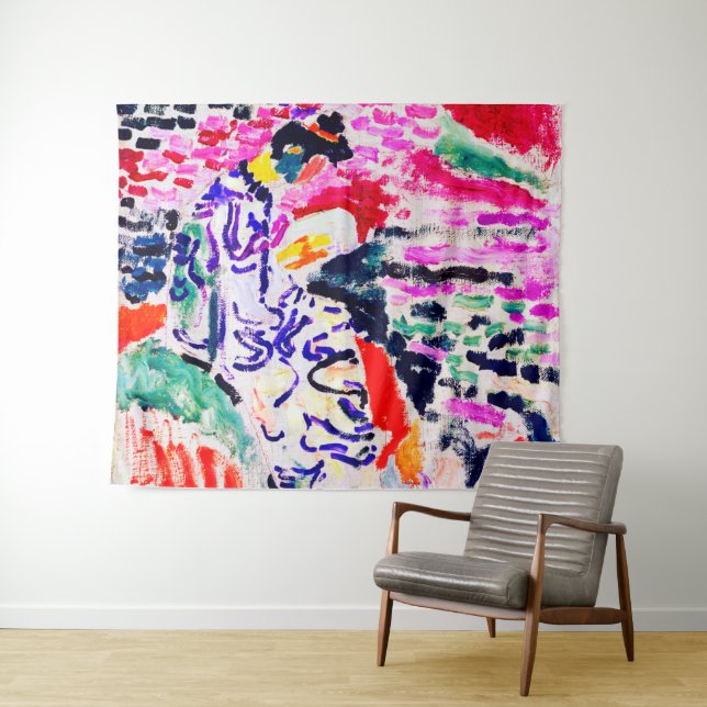 Japanese Woman beside the Water, Matisse Tapestry (In Situ (Horizontal))