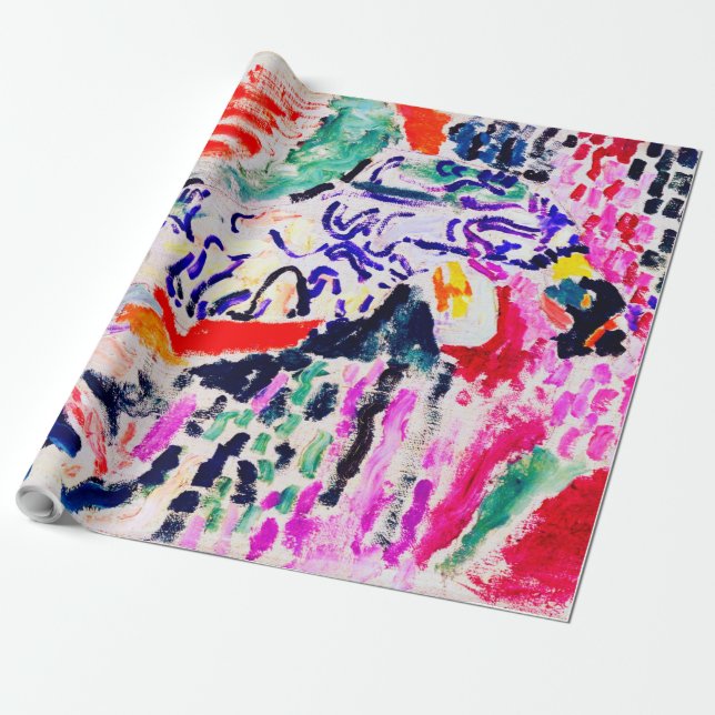 Japanese Woman beside the Water, Matisse Wrapping Paper (Unrolled)