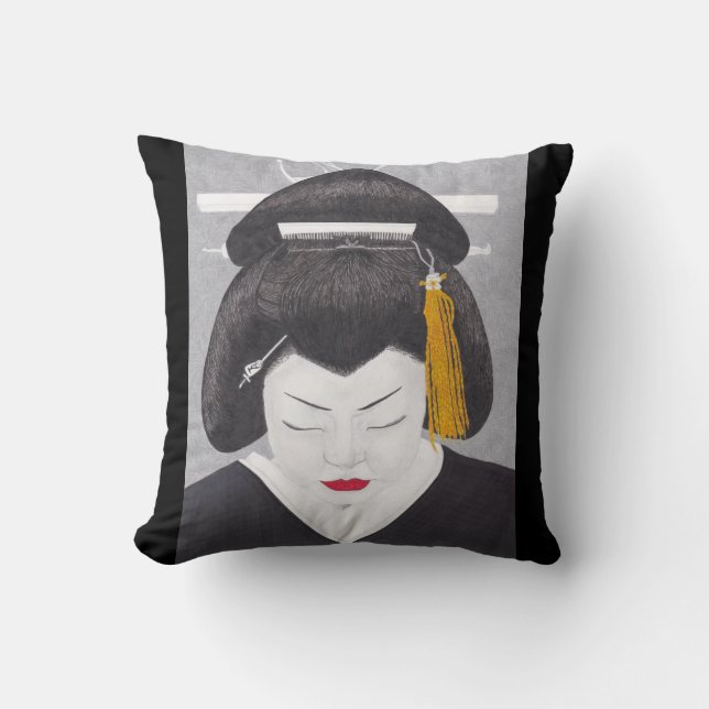 Japanese Woman Cushion (Front)