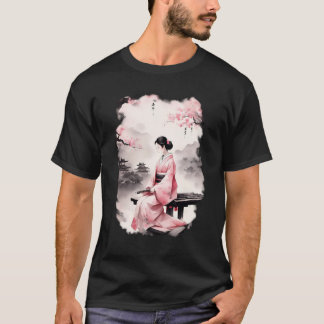 japanese woman kimono T-Shirt