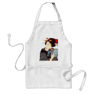 Japanese Woman Reading 2 Standard Apron