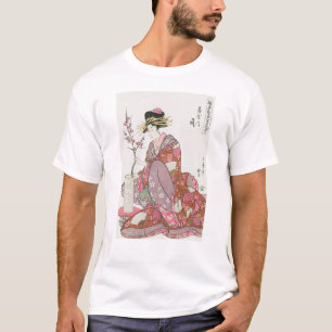 Japanese woman vintage Painting art woodblock prin T-Shirt