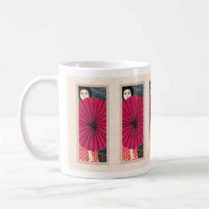 Japanese Woman with Parasol Mug
