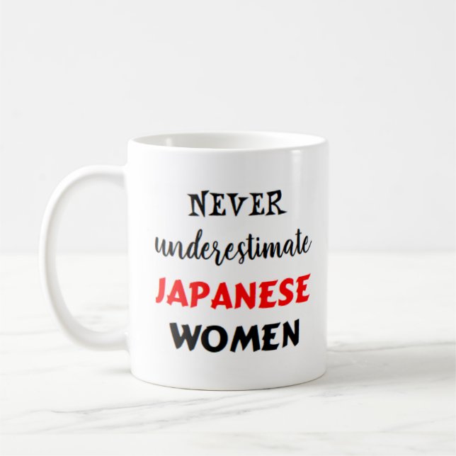 japanese women coffee mug (Left)