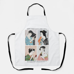 Japanese women portraits - Goyō Hashiguchi Apron