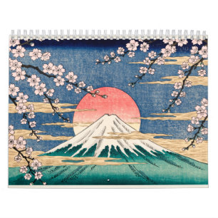Japanese Woodblock Art - Four Seasons of Japan Calendar