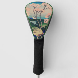 Japanese Woodblock Art Sakura Mount Fuji Golf Head Cover