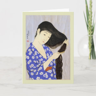 Japanese Woodblock Card