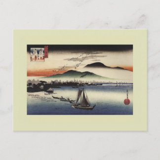 Japanese Woodblock Postcard