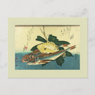 Japanese Woodblock Postcard