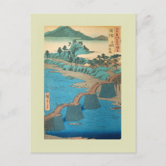 Japanese Woodblock Postcard