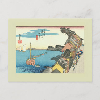 Japanese Woodblock Postcard