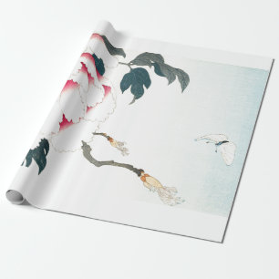 Japanese woodblock print butterfly Wrapping Paper