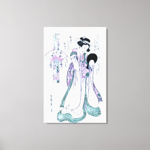 Japanese Woodblock Print of Kiyomizu komachi