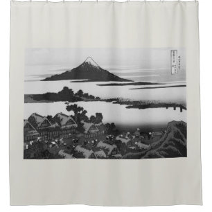JAPANESE WOODBLOCK PRINT Shower Curtain