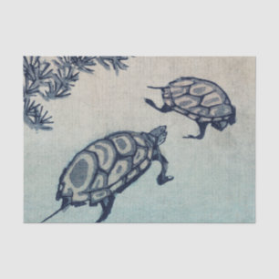 JAPANESE WOODBLOCK TURTLE Tissue Paper