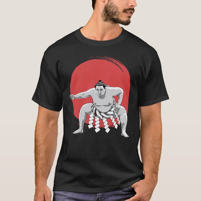 JAPANESE WRESTLING SUMO HAKUHO SHO Classic T-Shirt (Front)
