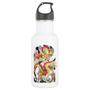 Japanese Yellow Dragon 532 Ml Water Bottle