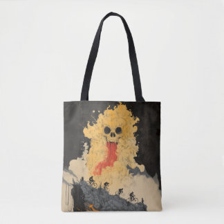 Japanese Yokai Cycling Tote Bag