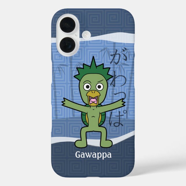 Japanese Yokai Gawappa Case-Mate iPhone Case (Back)