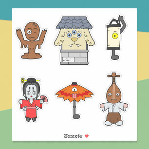 Japanese Yokai Vinyl Sticker Set 2