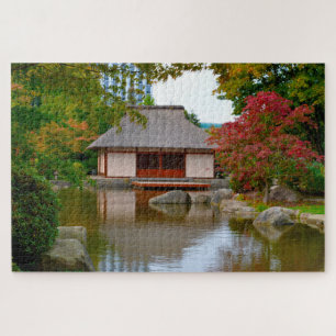 Japanese Zen Garden  Hamburg Germany. Jigsaw Puzzl Puzzle
