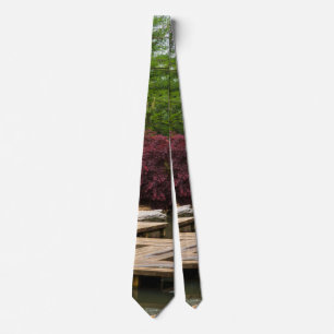 Japanese Zig Zag Bridge Neck Tie