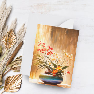 JapaneseFlower Arrangement Ikebana Card
