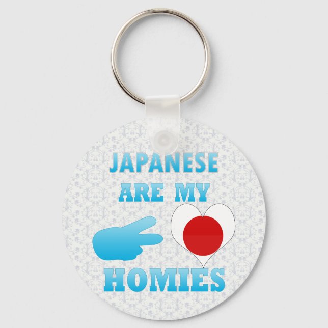 Japaneses are my Homies Key Ring (Front)