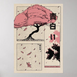 Japaness sakura  poster