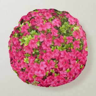 Japanische Azaleen Round Cushion