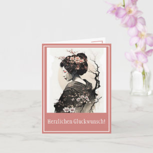  Japanische Geisha -  Card