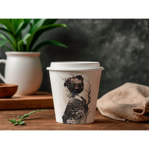 Japanische Geisha - Paper Cups