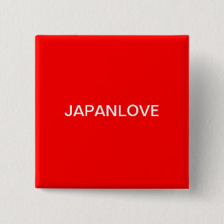 JAPANLOVE 15 CM SQUARE BADGE