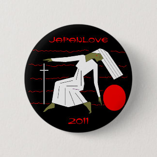 JAPANLOVE 2011 6 CM ROUND BADGE