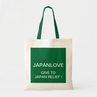 JAPANLOVE GIVE TO JAPAN RELIEF TOTE BAG