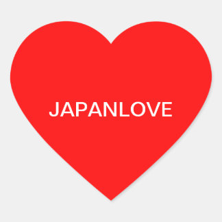 JAPANLOVE HEART STICKER