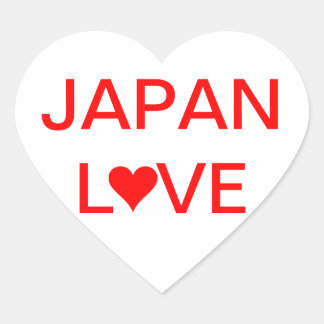 JAPANLOVE HEART STICKER