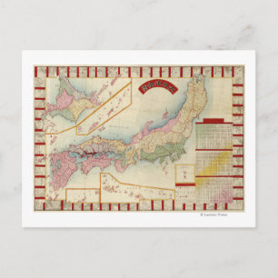JapanPanoramic MapJapan Postcard