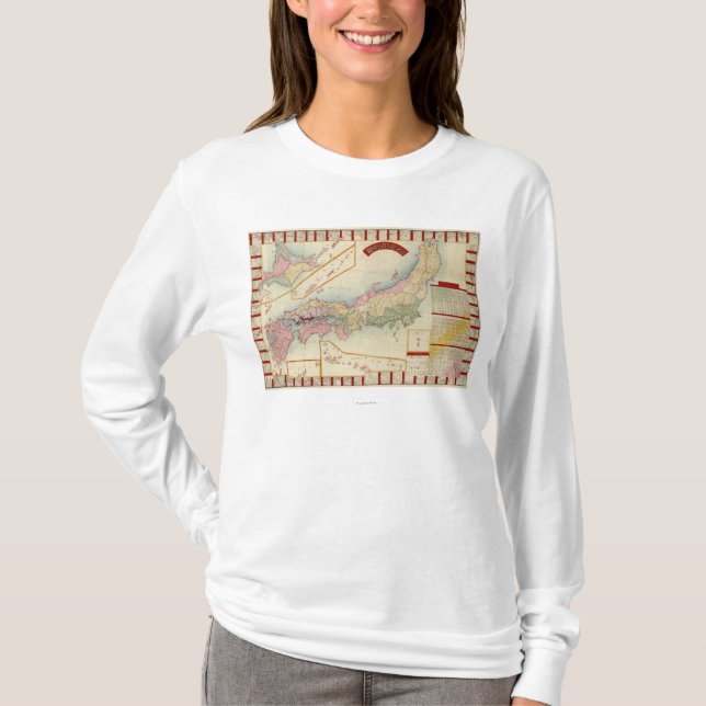 JapanPanoramic MapJapan T-Shirt (Front)