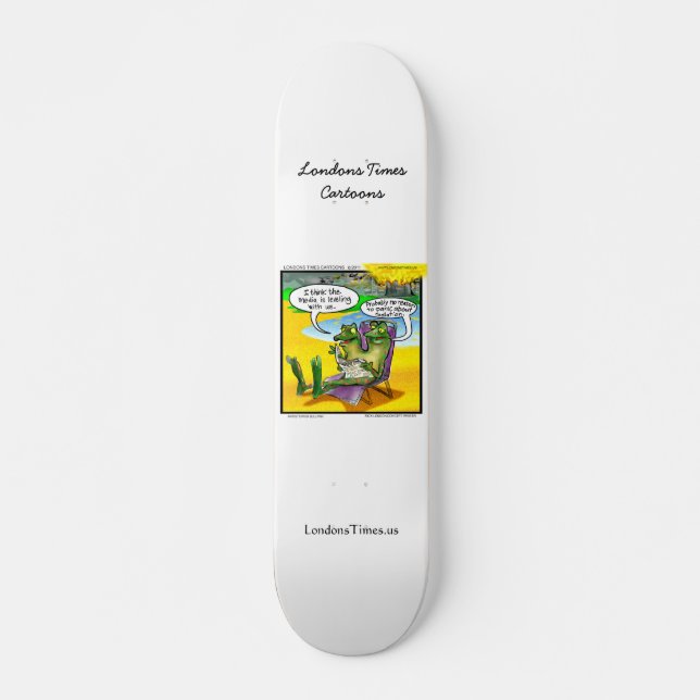 Japan's Frogs Untouched by Radiation Skateboards (Front)