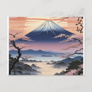 Japan's iconic Mount Postcard